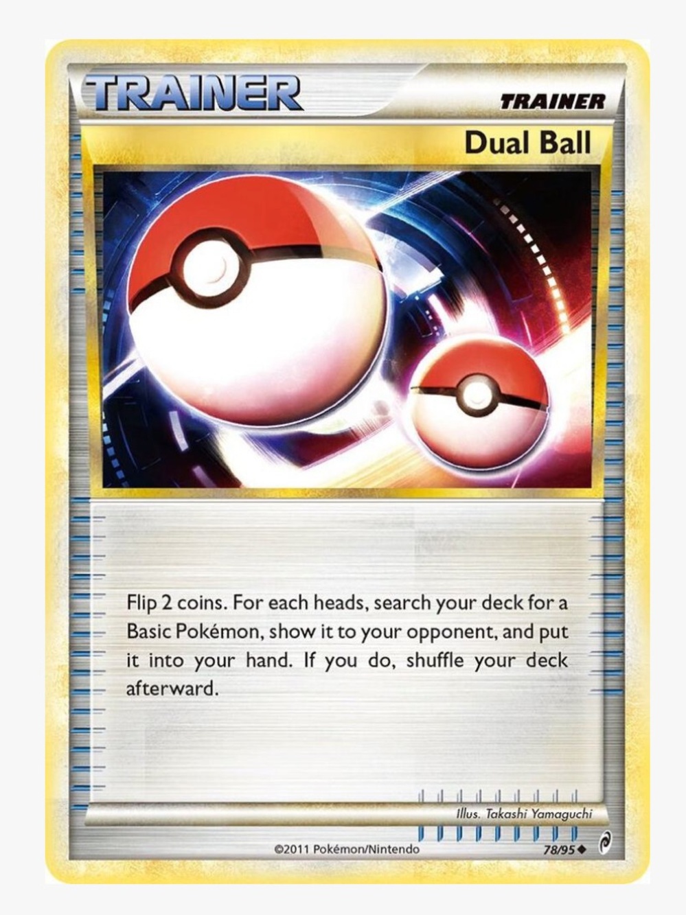 Dual Ball Call of Legends Pokemon Trading Card